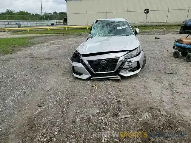 10 fotografías del automóvil dañado 3N1AB8CV2MY218024 NISSAN SENTRA 2021