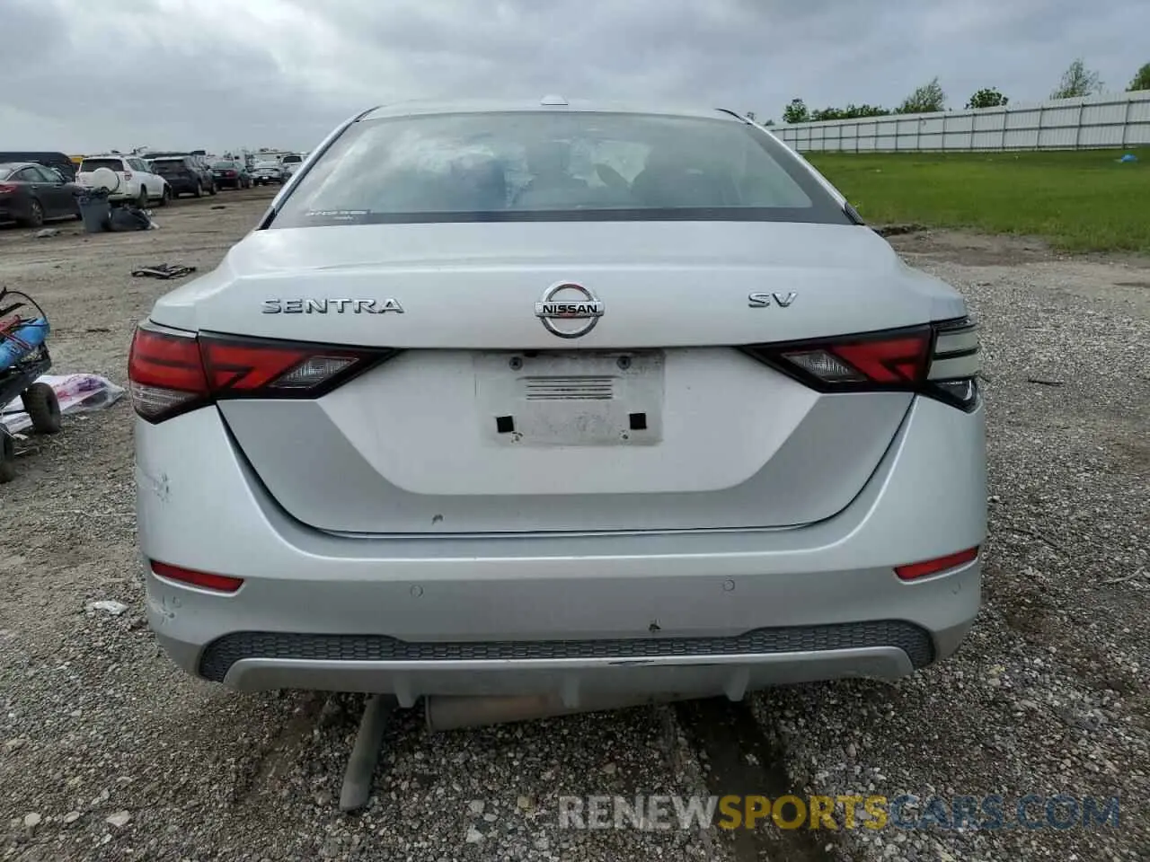 6 fotografías del automóvil dañado 3N1AB8CV2MY218024 NISSAN SENTRA 2021