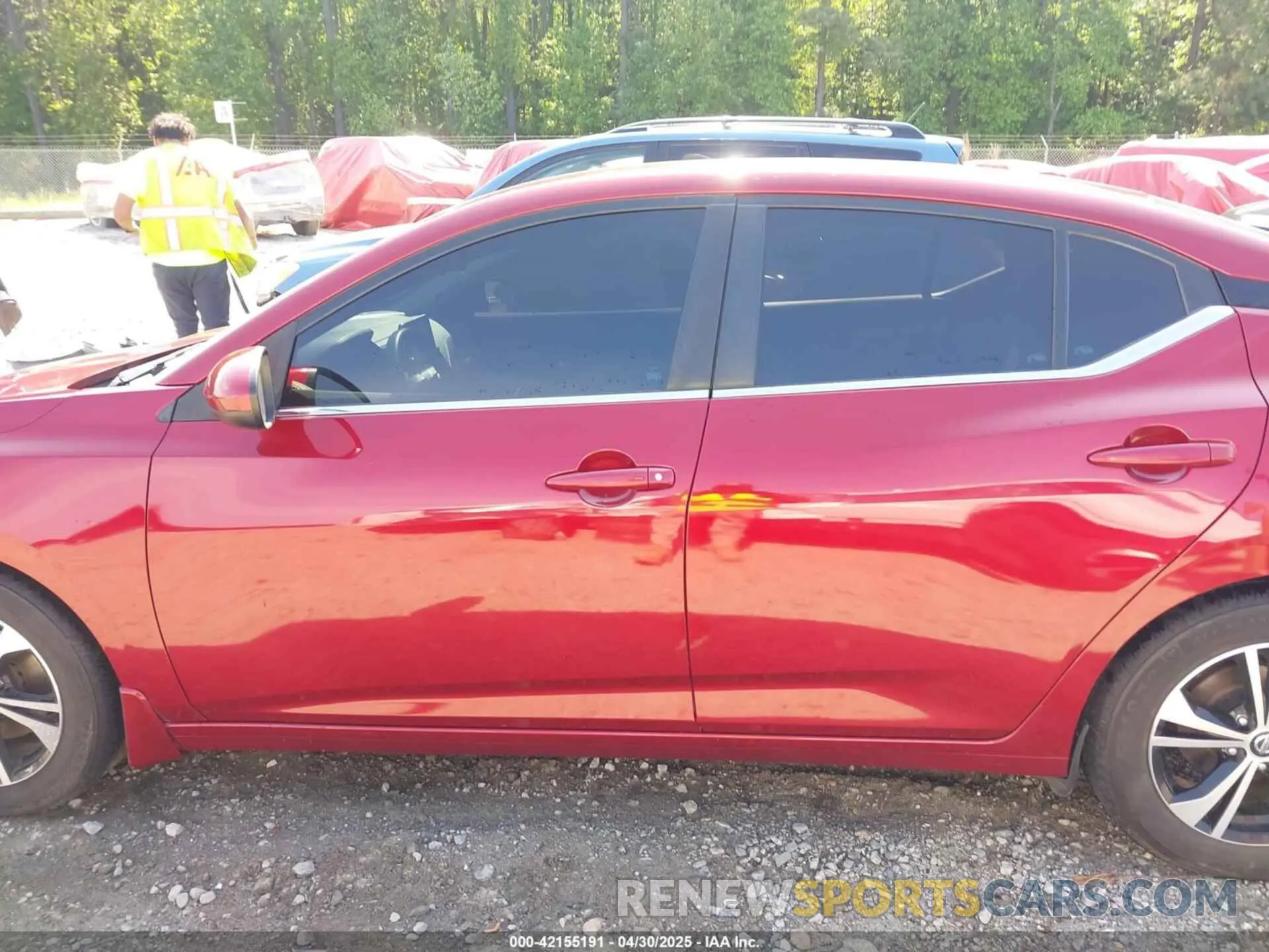 14 fotografías del automóvil dañado 3N1AB8CV2MY221960 NISSAN SENTRA 2021