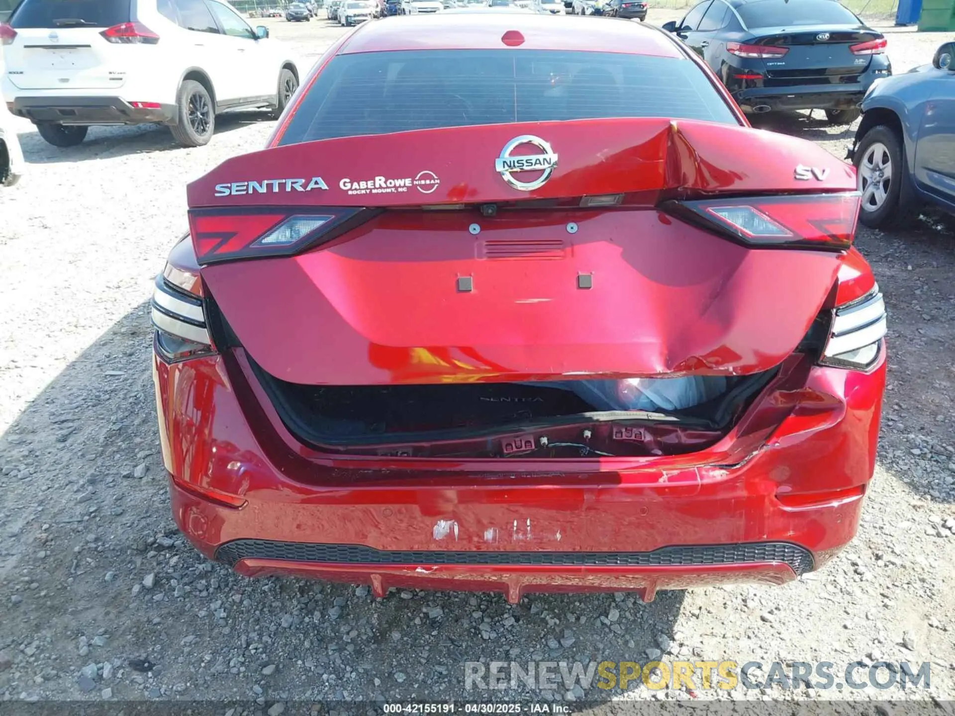 6 fotografías del automóvil dañado 3N1AB8CV2MY221960 NISSAN SENTRA 2021