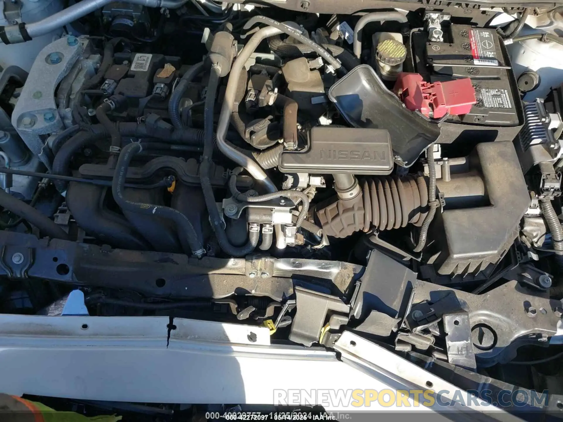 10 fotografías del automóvil dañado 3N1AB8CV2MY233137 NISSAN SENTRA 2021