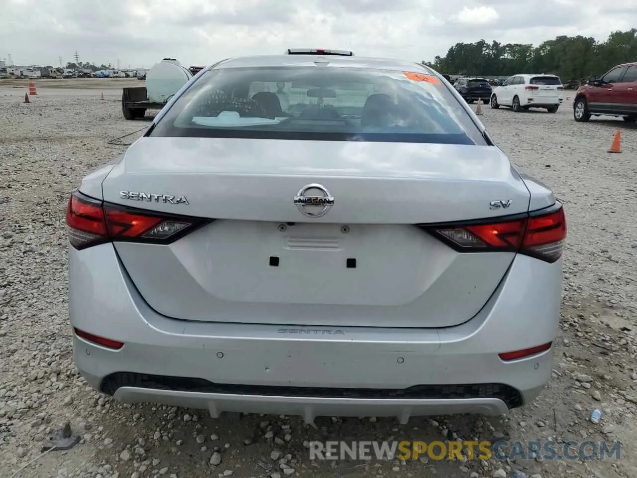 6 fotografías del automóvil dañado 3N1AB8CV2MY261262 NISSAN SENTRA 2021