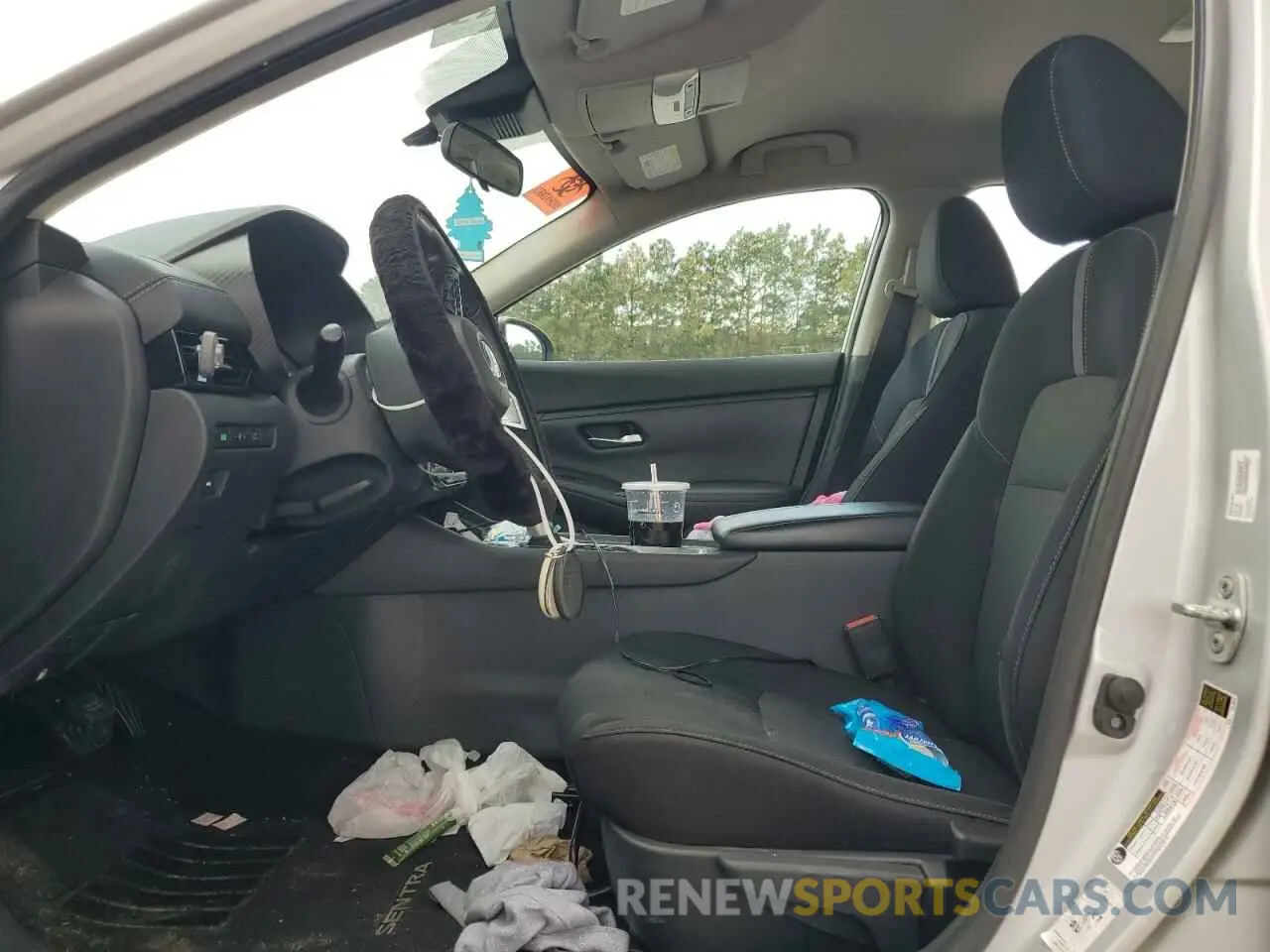7 fotografías del automóvil dañado 3N1AB8CV2MY261262 NISSAN SENTRA 2021