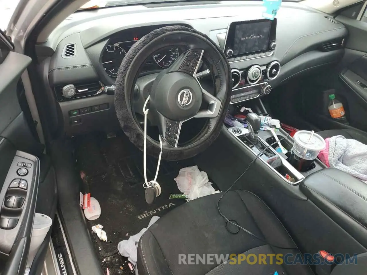 8 fotografías del automóvil dañado 3N1AB8CV2MY261262 NISSAN SENTRA 2021