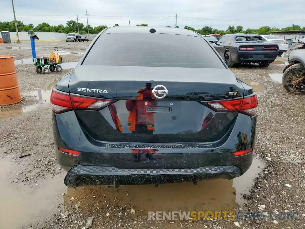 6 fotografías del automóvil dañado 3N1AB8CV2MY264131 NISSAN SENTRA 2021
