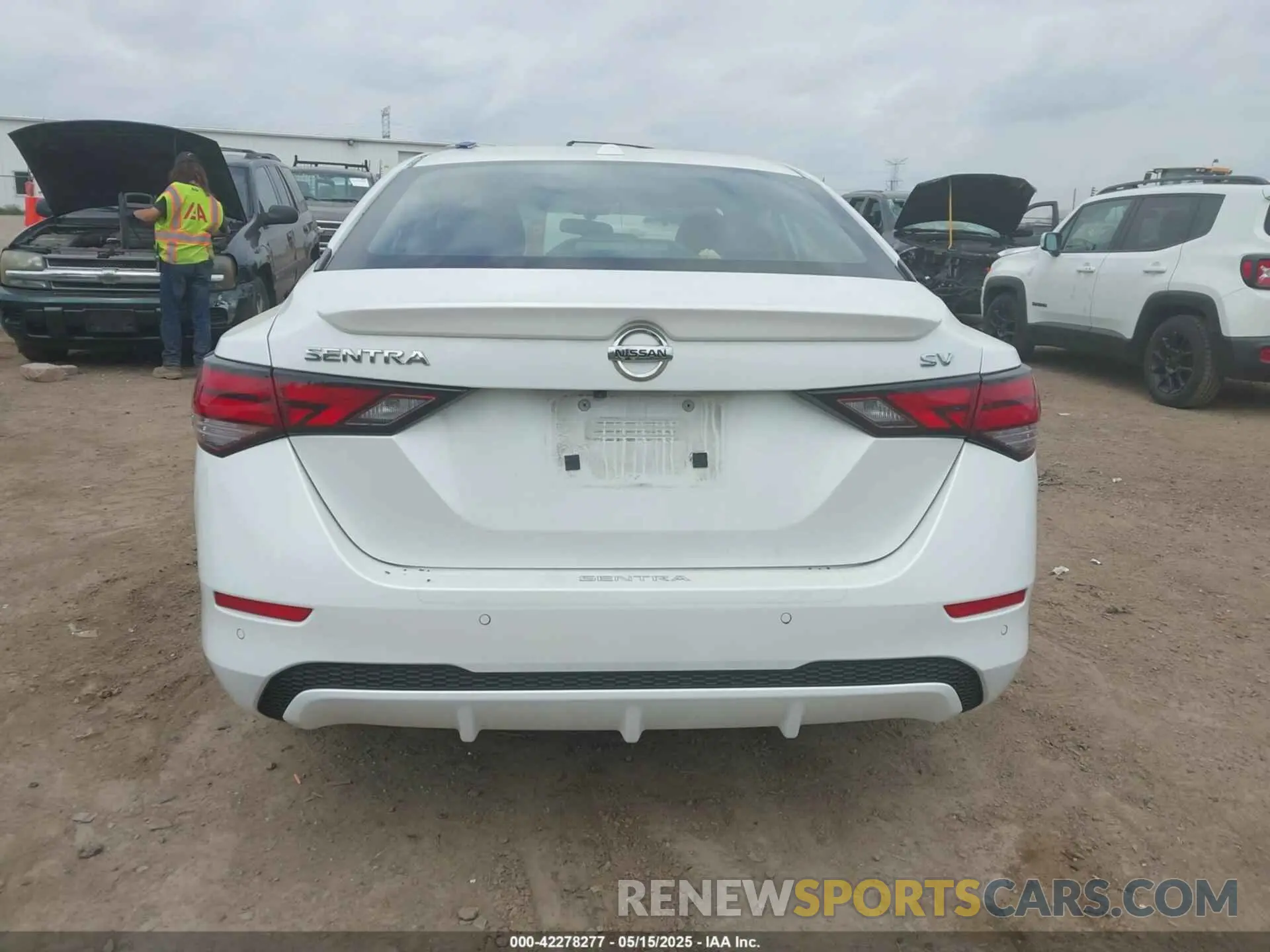 17 fotografías del automóvil dañado 3N1AB8CV2MY264419 NISSAN SENTRA 2021