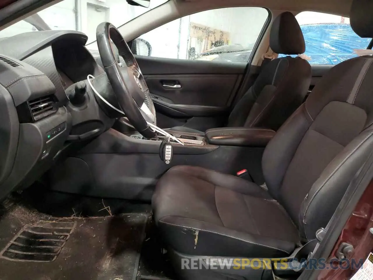 7 fotografías del automóvil dañado 3N1AB8CV2MY283326 NISSAN SENTRA 2021