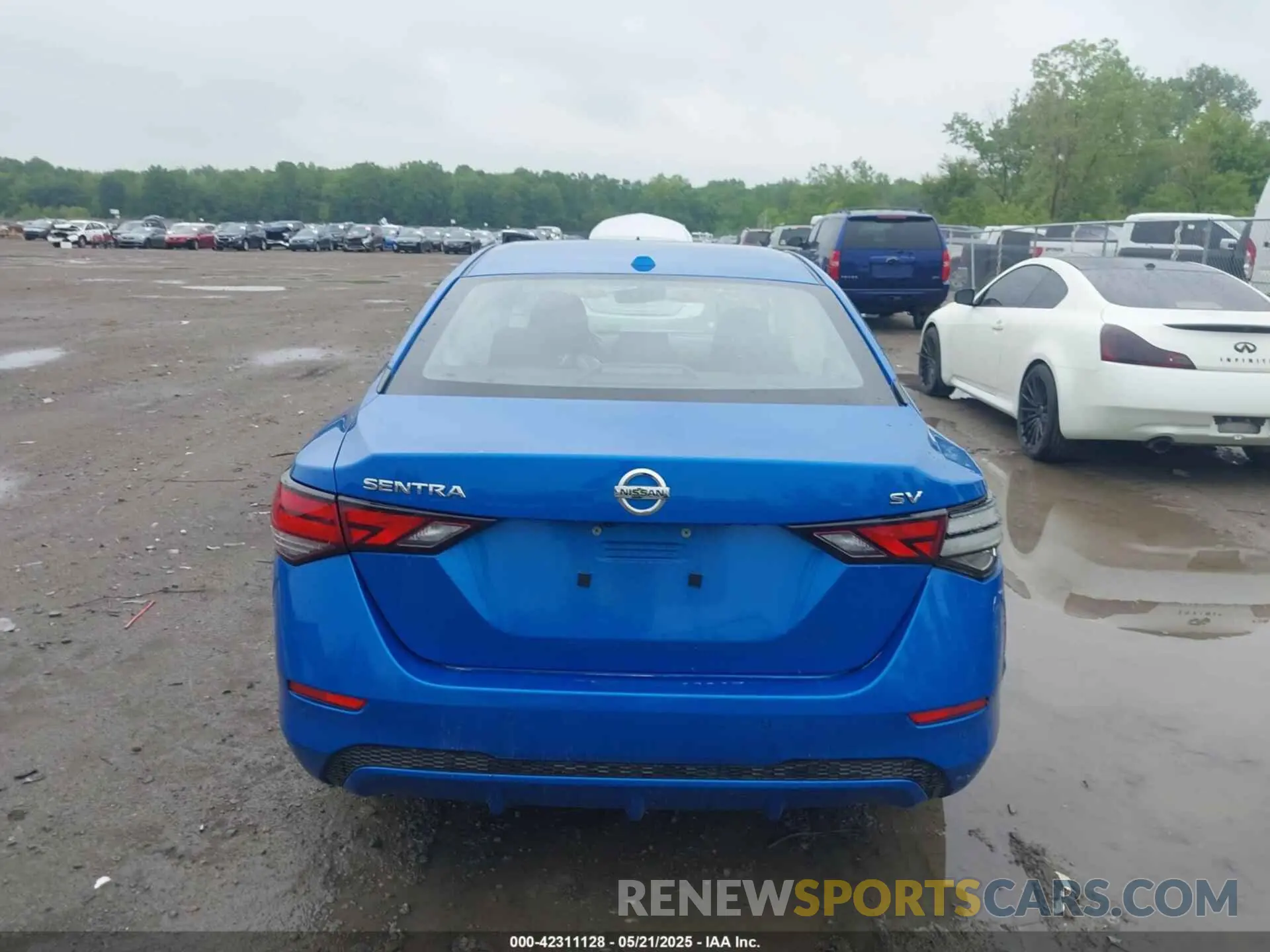 17 fotografías del automóvil dañado 3N1AB8CV2MY284931 NISSAN SENTRA 2021