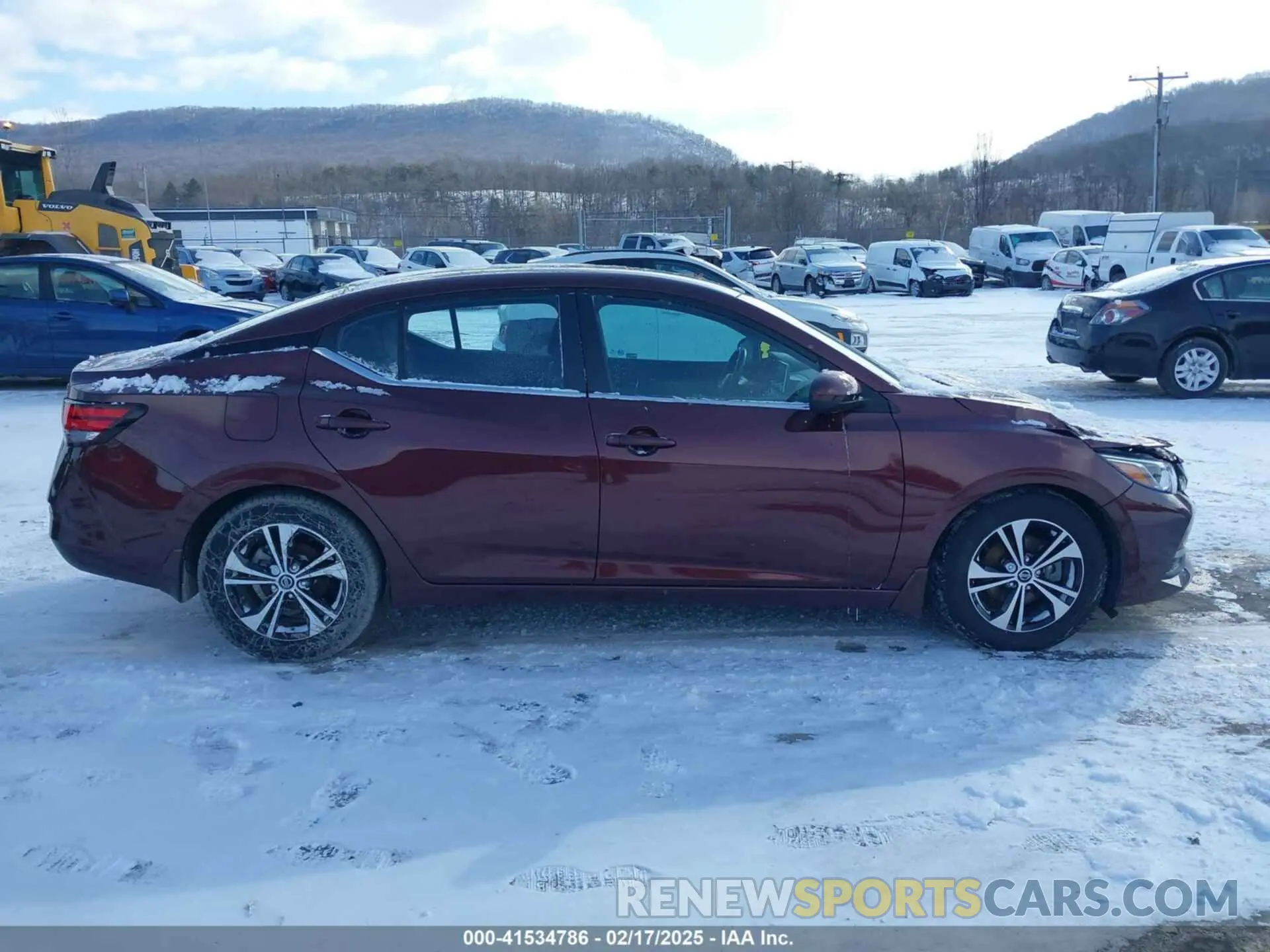 13 fotografías del automóvil dañado 3N1AB8CV2MY290423 NISSAN SENTRA 2021