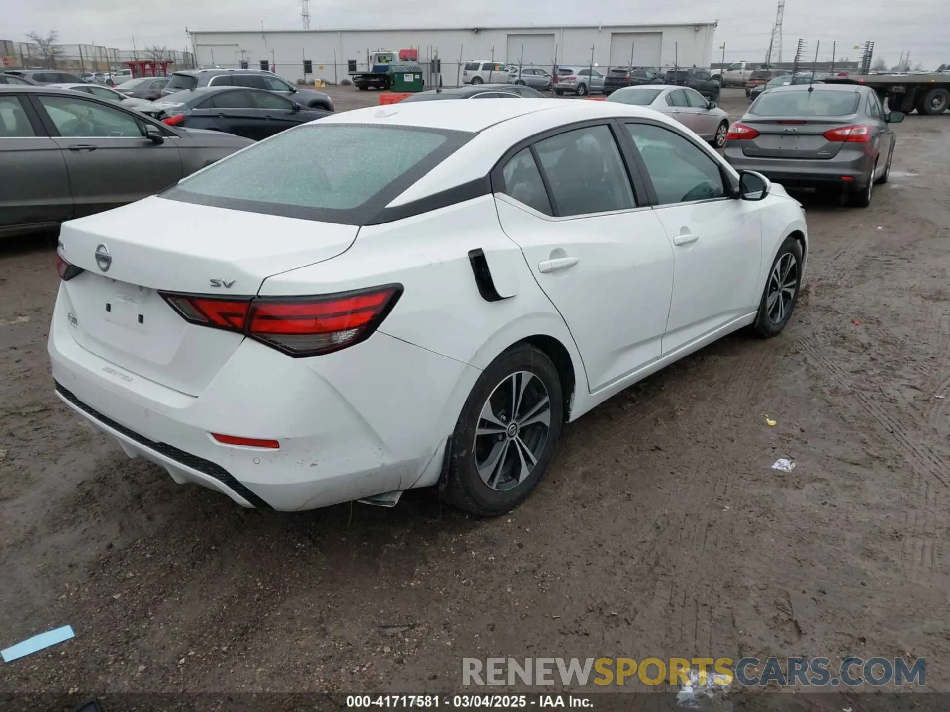 4 fotografías del automóvil dañado 3N1AB8CV2MY306555 NISSAN SENTRA 2021