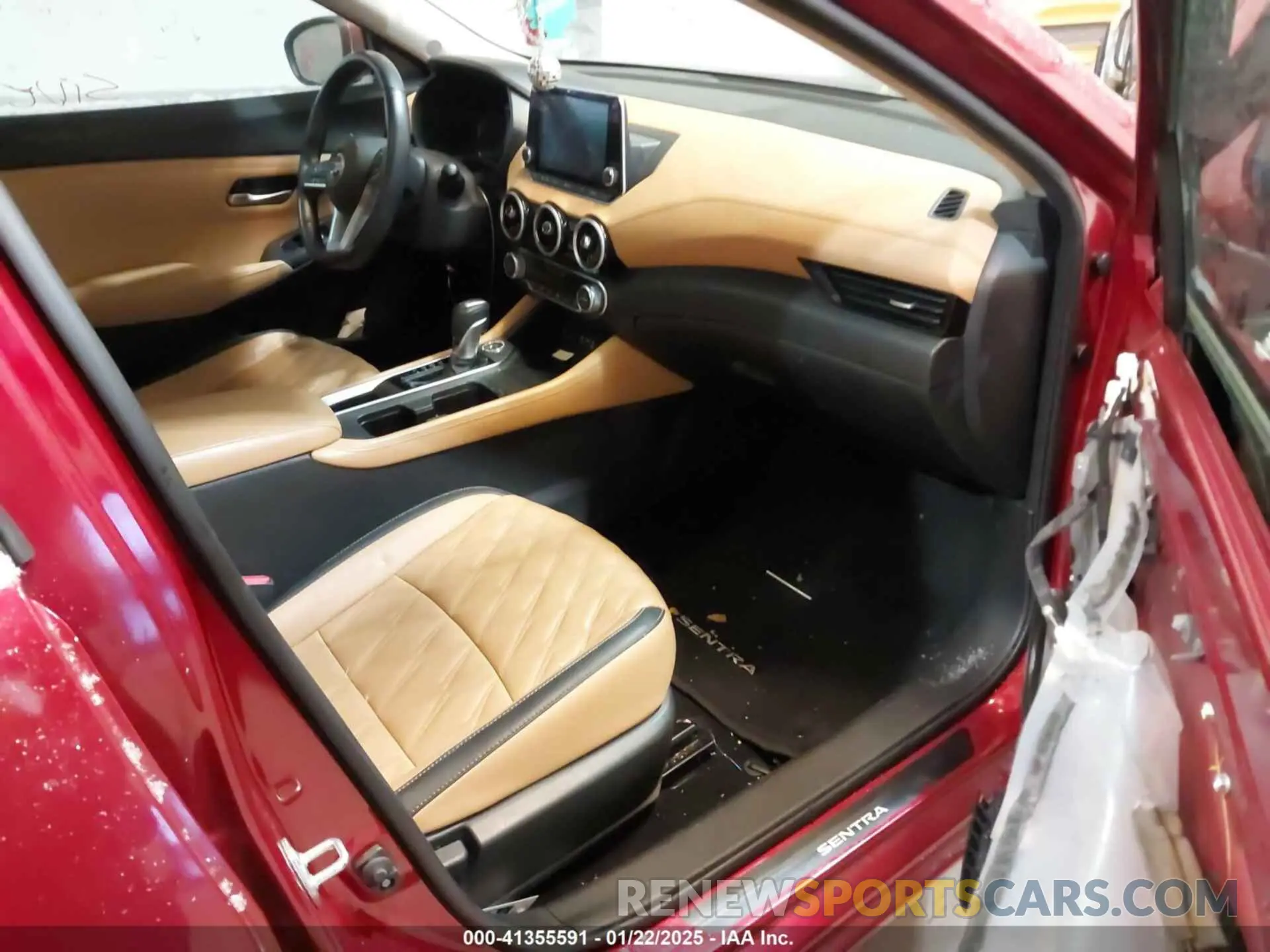 5 fotografías del automóvil dañado 3N1AB8CV3MY231963 NISSAN SENTRA 2021