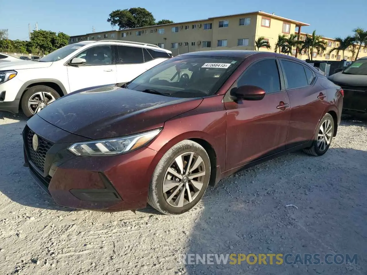 1 fotografías del automóvil dañado 3N1AB8CV3MY239223 NISSAN SENTRA 2021