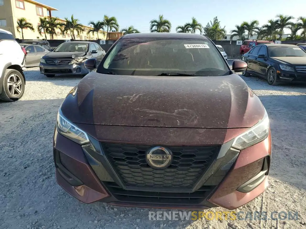 5 fotografías del automóvil dañado 3N1AB8CV3MY239223 NISSAN SENTRA 2021