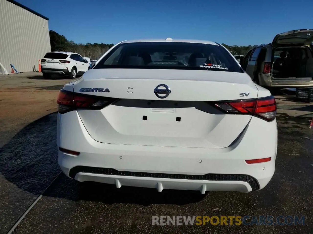 6 fotografías del automóvil dañado 3N1AB8CV3MY245894 NISSAN SENTRA 2021