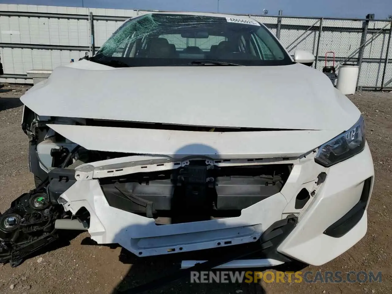 5 fotografías del automóvil dañado 3N1AB8CV3MY263456 NISSAN SENTRA 2021