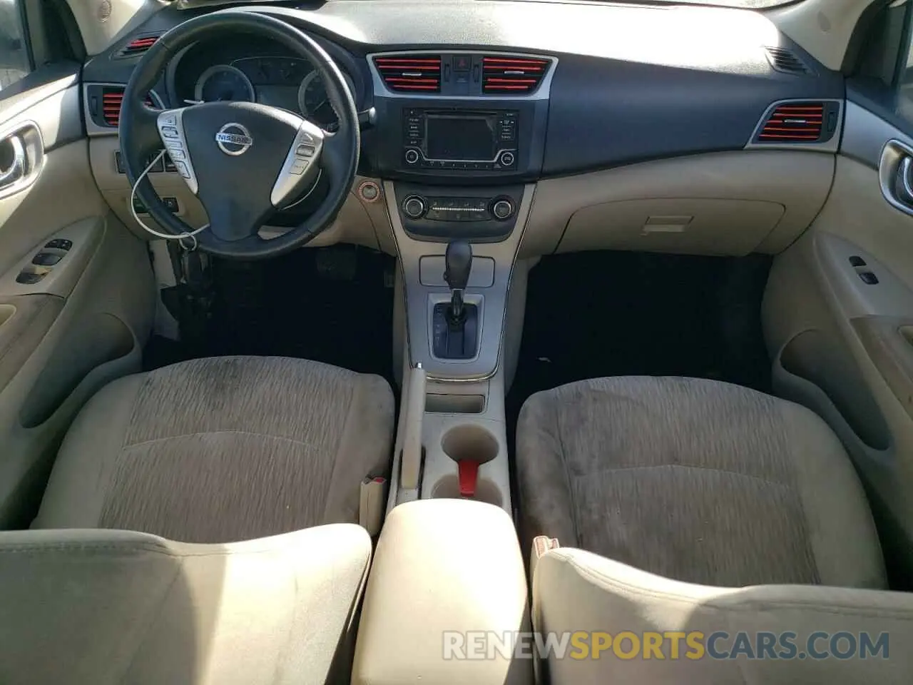 8 fotografías del automóvil dañado 3N1AB8CV3MY263456 NISSAN SENTRA 2021