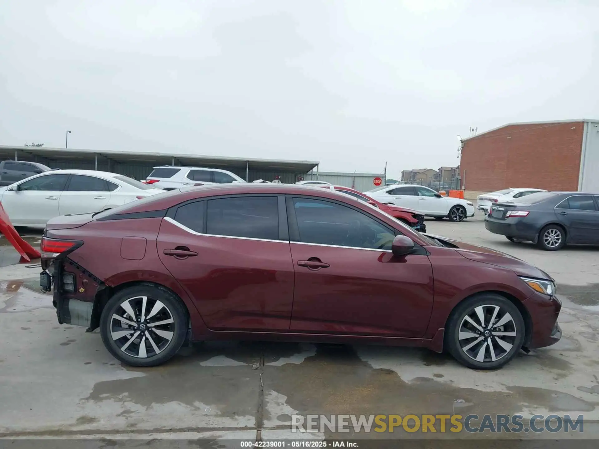 14 fotografías del automóvil dañado 3N1AB8CV3MY274814 NISSAN SENTRA 2021