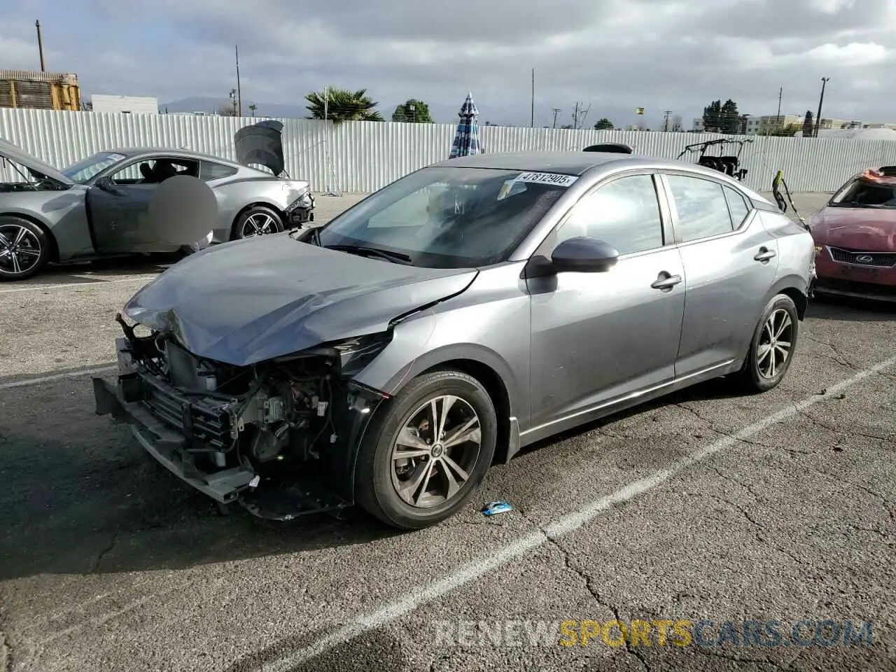 1 fotografías del automóvil dañado 3N1AB8CV3MY302286 NISSAN SENTRA 2021