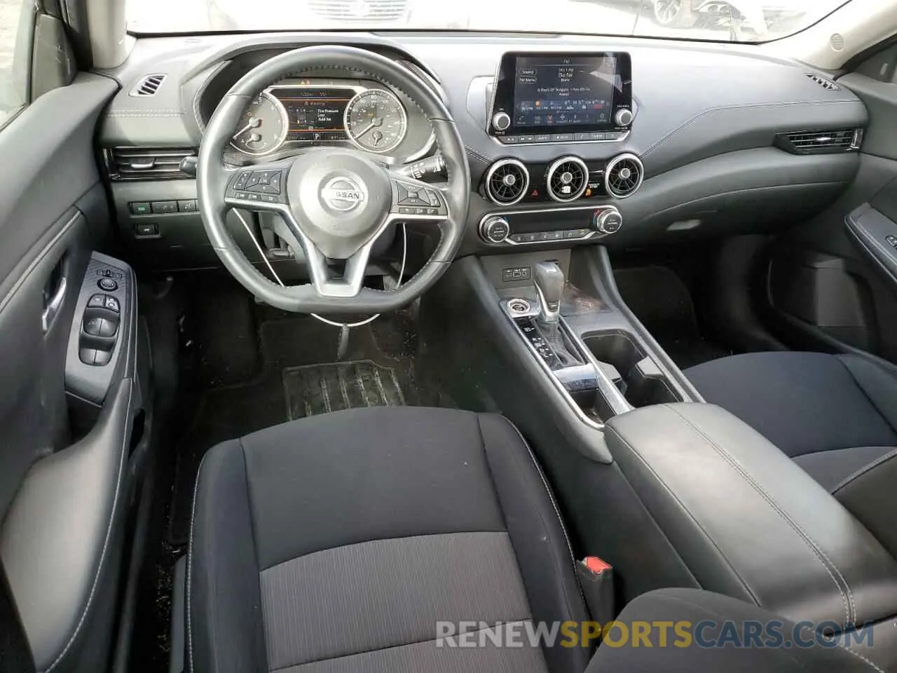 8 fotografías del automóvil dañado 3N1AB8CV3MY302286 NISSAN SENTRA 2021