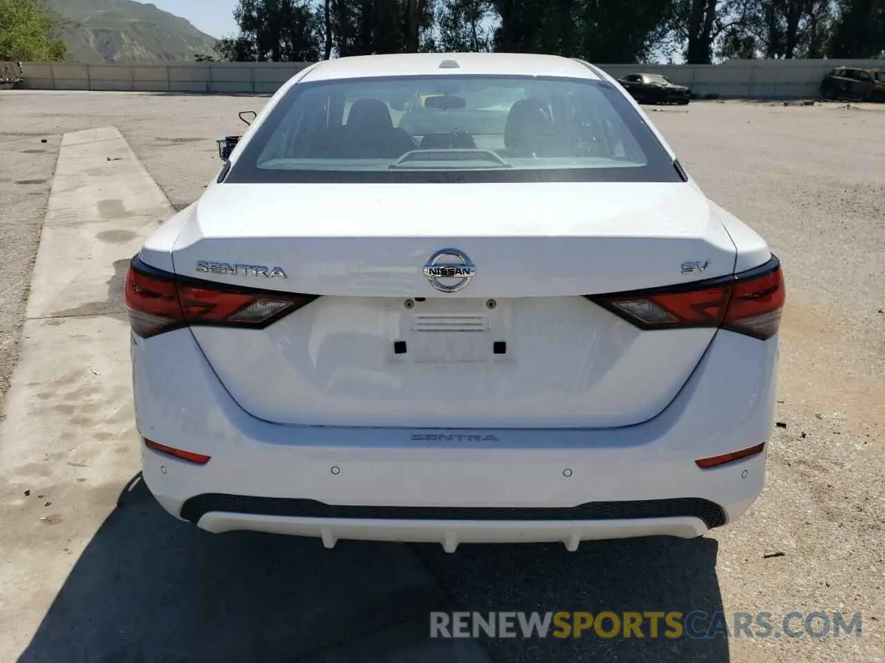 6 fotografías del automóvil dañado 3N1AB8CV3MY329133 NISSAN SENTRA 2021