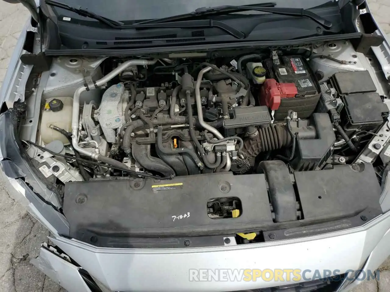 11 fotografías del automóvil dañado 3N1AB8CV4MY206067 NISSAN SENTRA 2021