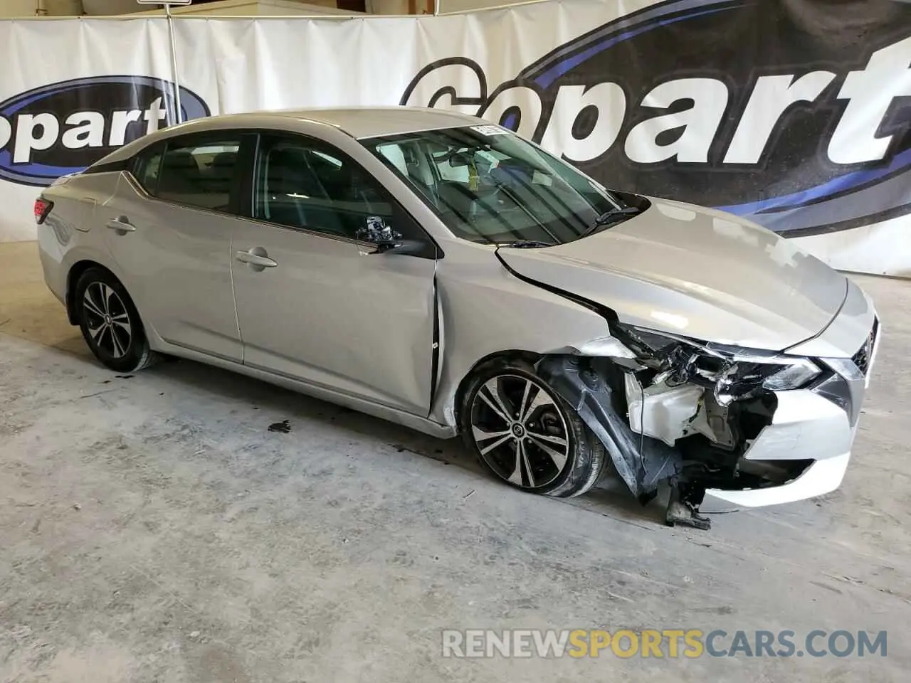 4 fotografías del automóvil dañado 3N1AB8CV4MY206067 NISSAN SENTRA 2021