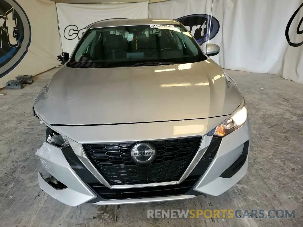 5 fotografías del automóvil dañado 3N1AB8CV4MY206067 NISSAN SENTRA 2021