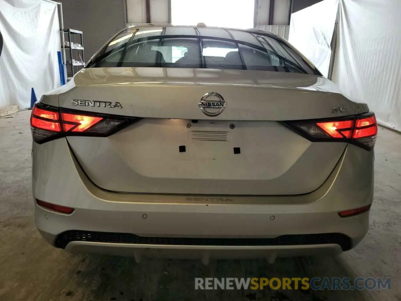 6 fotografías del automóvil dañado 3N1AB8CV4MY206067 NISSAN SENTRA 2021