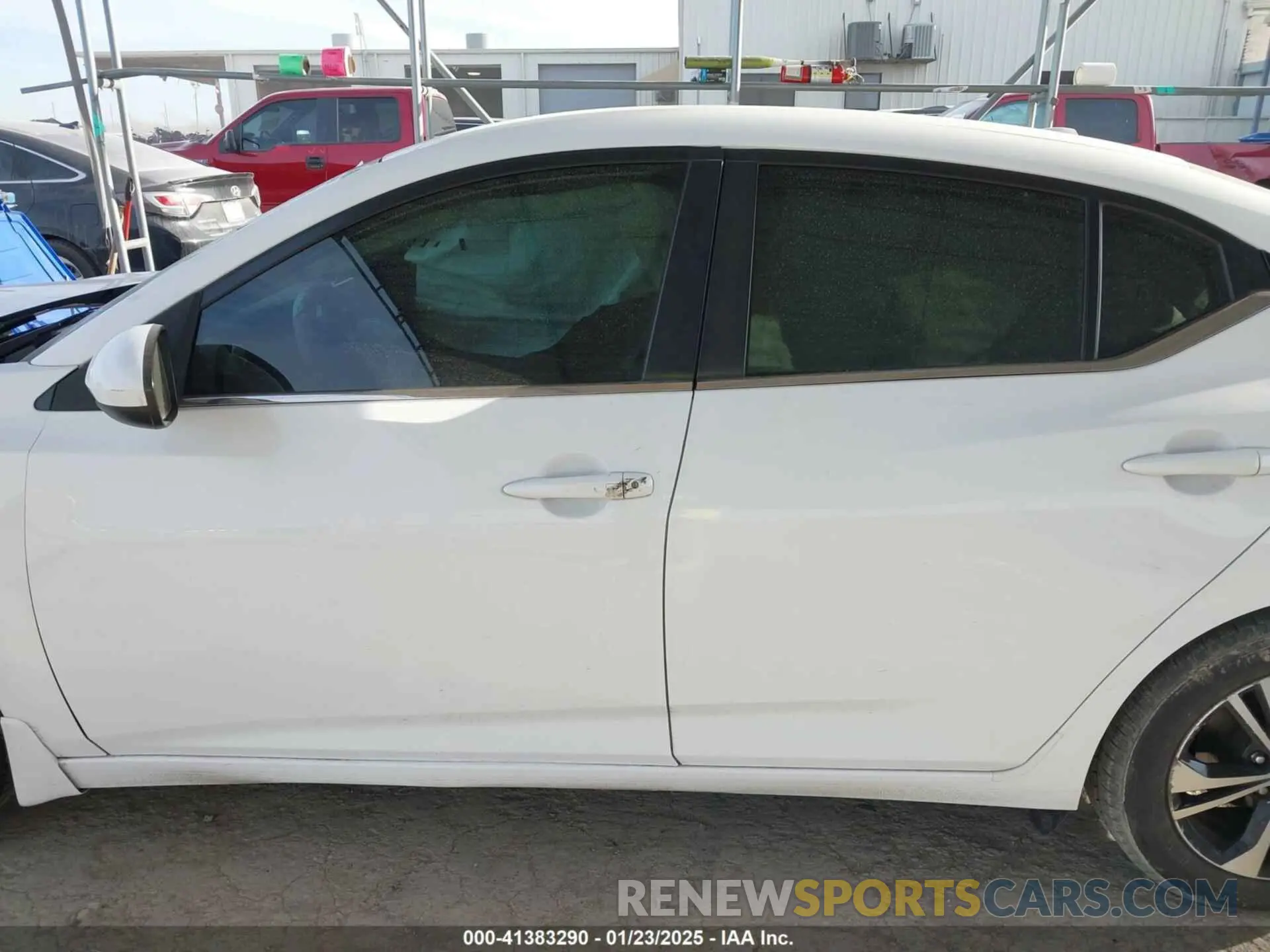 13 fotografías del automóvil dañado 3N1AB8CV4MY220650 NISSAN SENTRA 2021