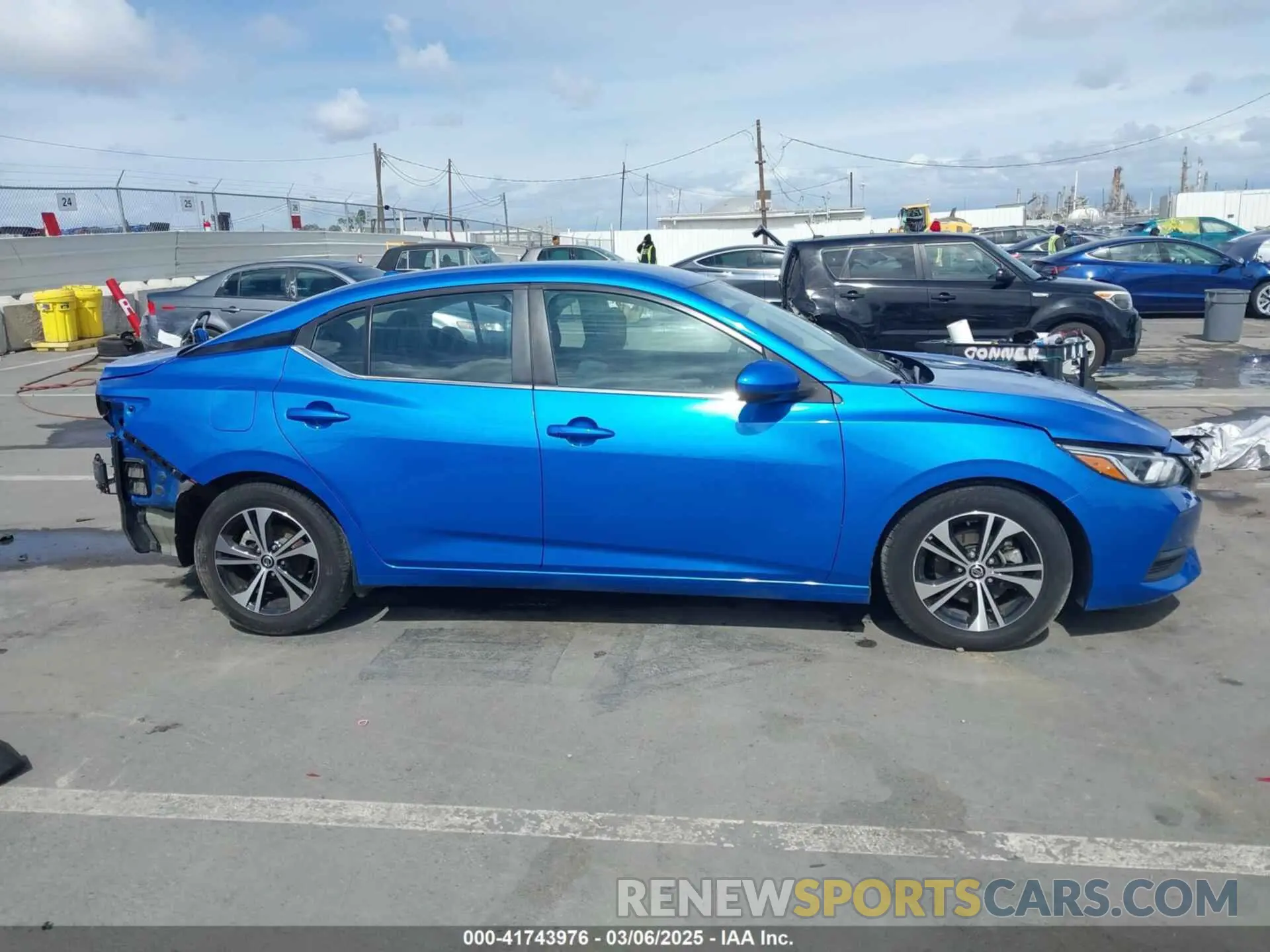 14 fotografías del automóvil dañado 3N1AB8CV4MY223614 NISSAN SENTRA 2021