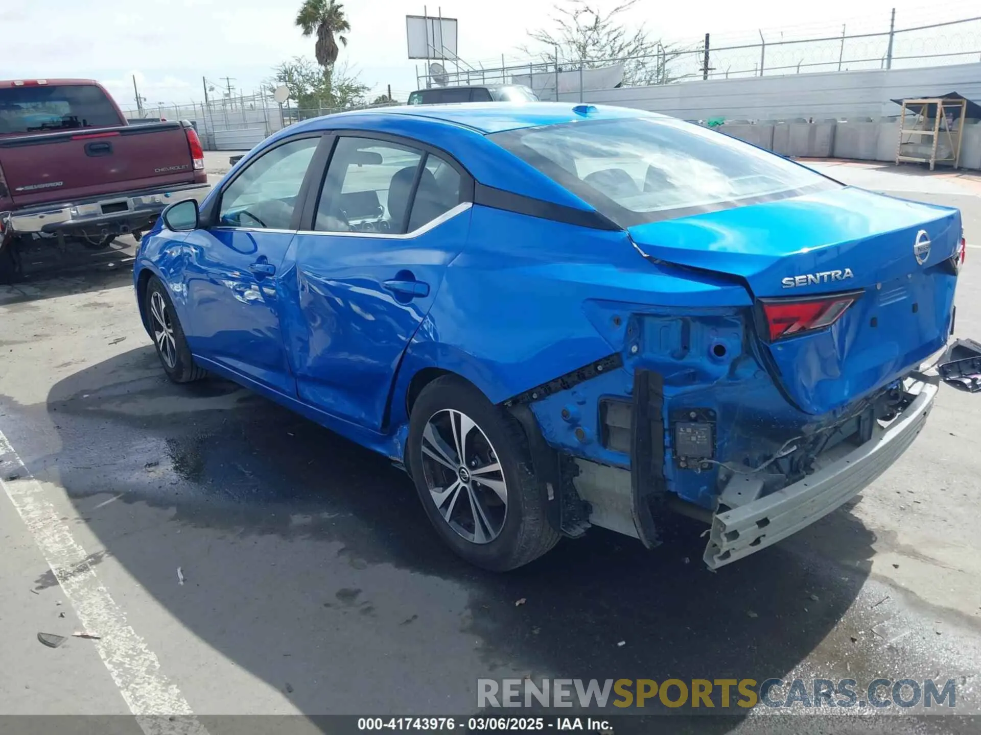 3 fotografías del automóvil dañado 3N1AB8CV4MY223614 NISSAN SENTRA 2021