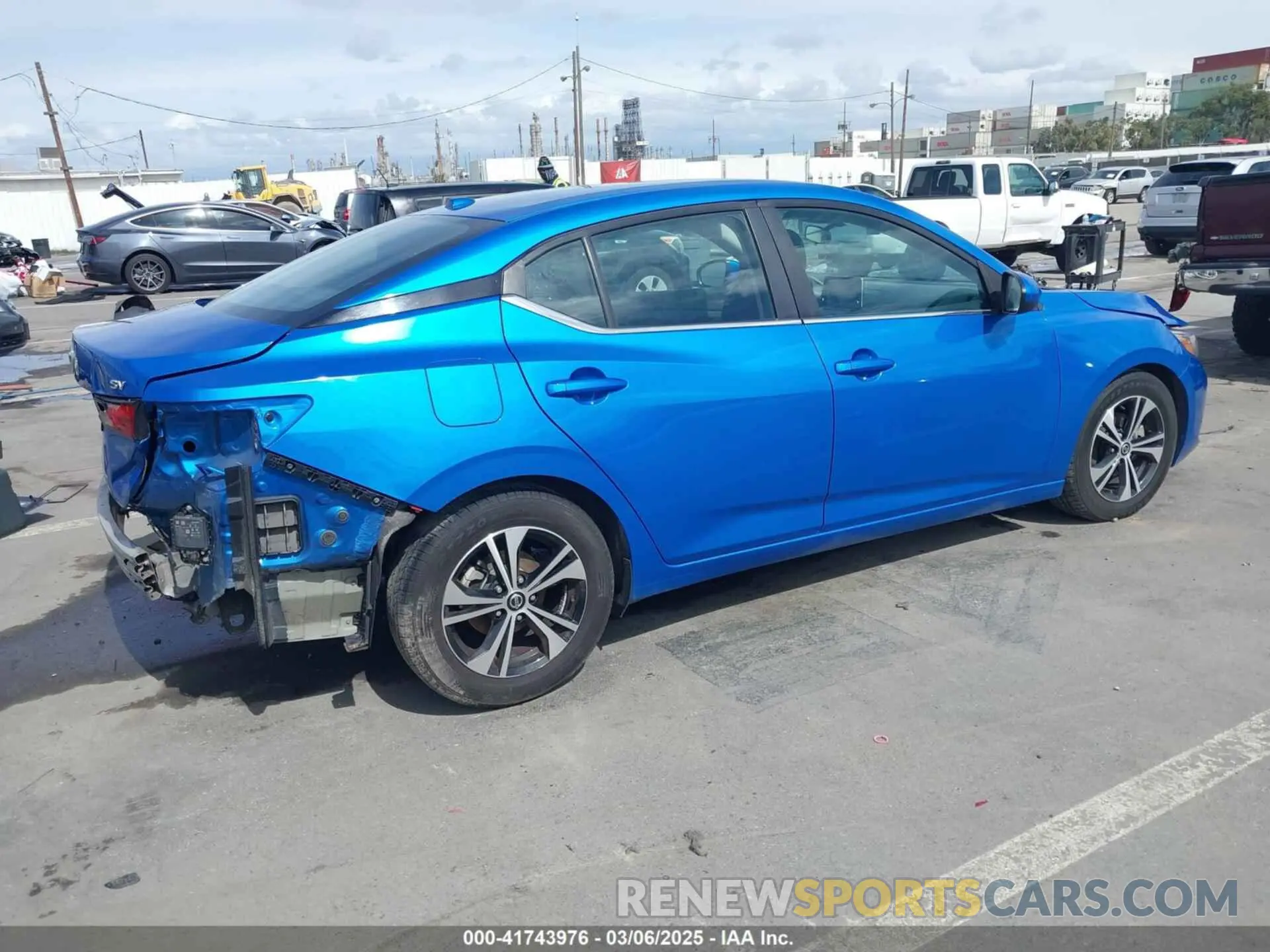 4 fotografías del automóvil dañado 3N1AB8CV4MY223614 NISSAN SENTRA 2021