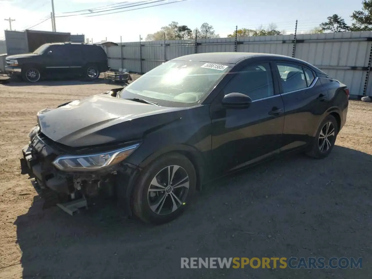 1 fotografías del automóvil dañado 3N1AB8CV4MY225251 NISSAN SENTRA 2021