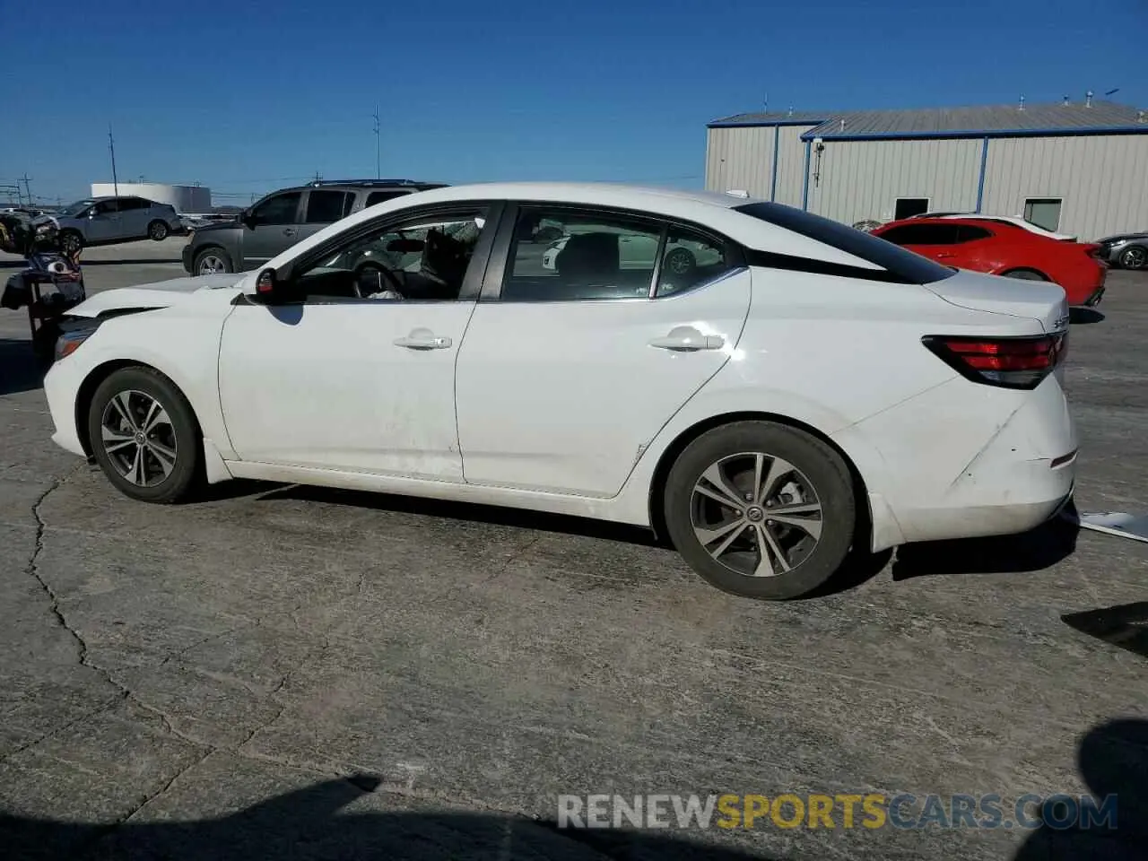 2 fotografías del automóvil dañado 3N1AB8CV4MY230241 NISSAN SENTRA 2021