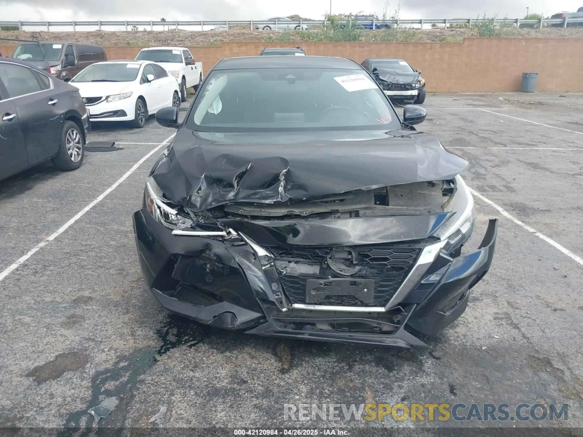 12 fotografías del automóvil dañado 3N1AB8CV4MY230305 NISSAN SENTRA 2021