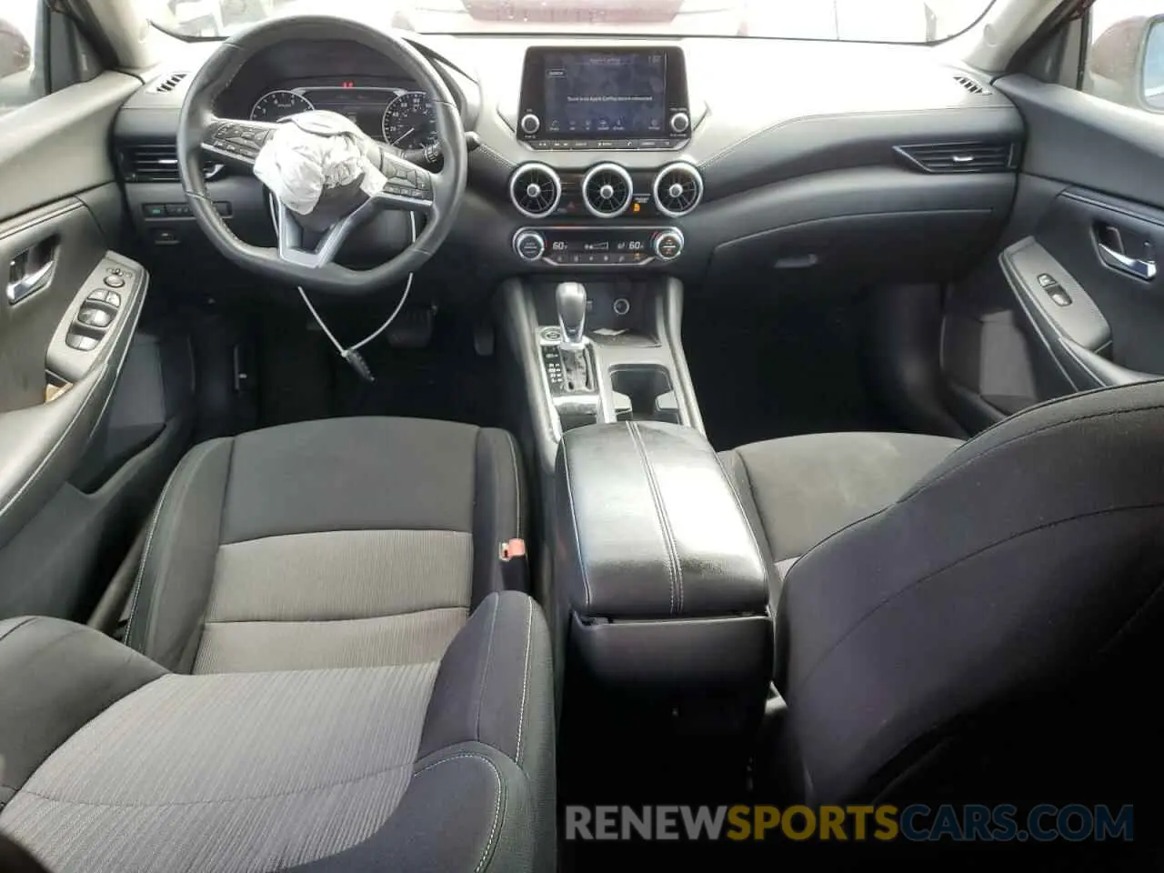 8 fotografías del automóvil dañado 3N1AB8CV4MY245760 NISSAN SENTRA 2021