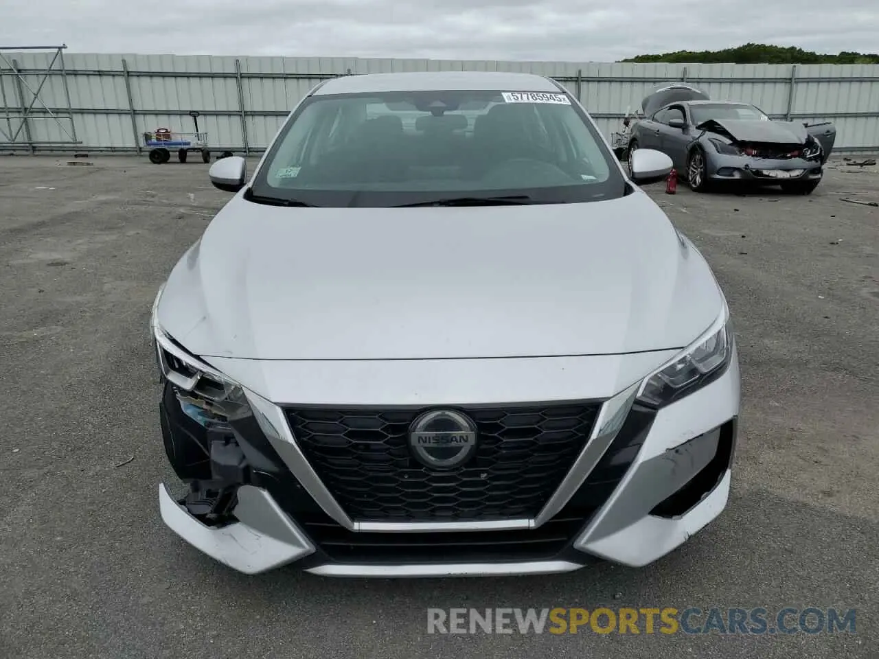 5 fotografías del automóvil dañado 3N1AB8CV4MY254202 NISSAN SENTRA 2021