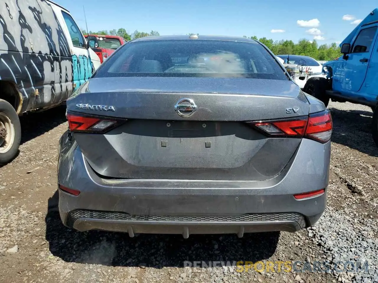 6 fotografías del automóvil dañado 3N1AB8CV4MY257939 NISSAN SENTRA 2021