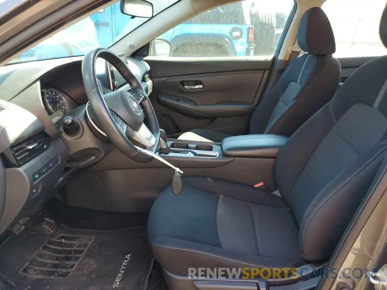 7 fotografías del automóvil dañado 3N1AB8CV4MY257939 NISSAN SENTRA 2021