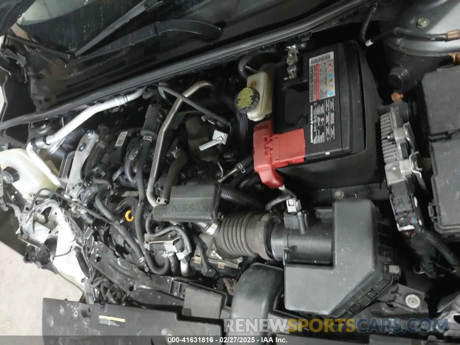 10 fotografías del automóvil dañado 3N1AB8CV4MY298202 NISSAN SENTRA 2021