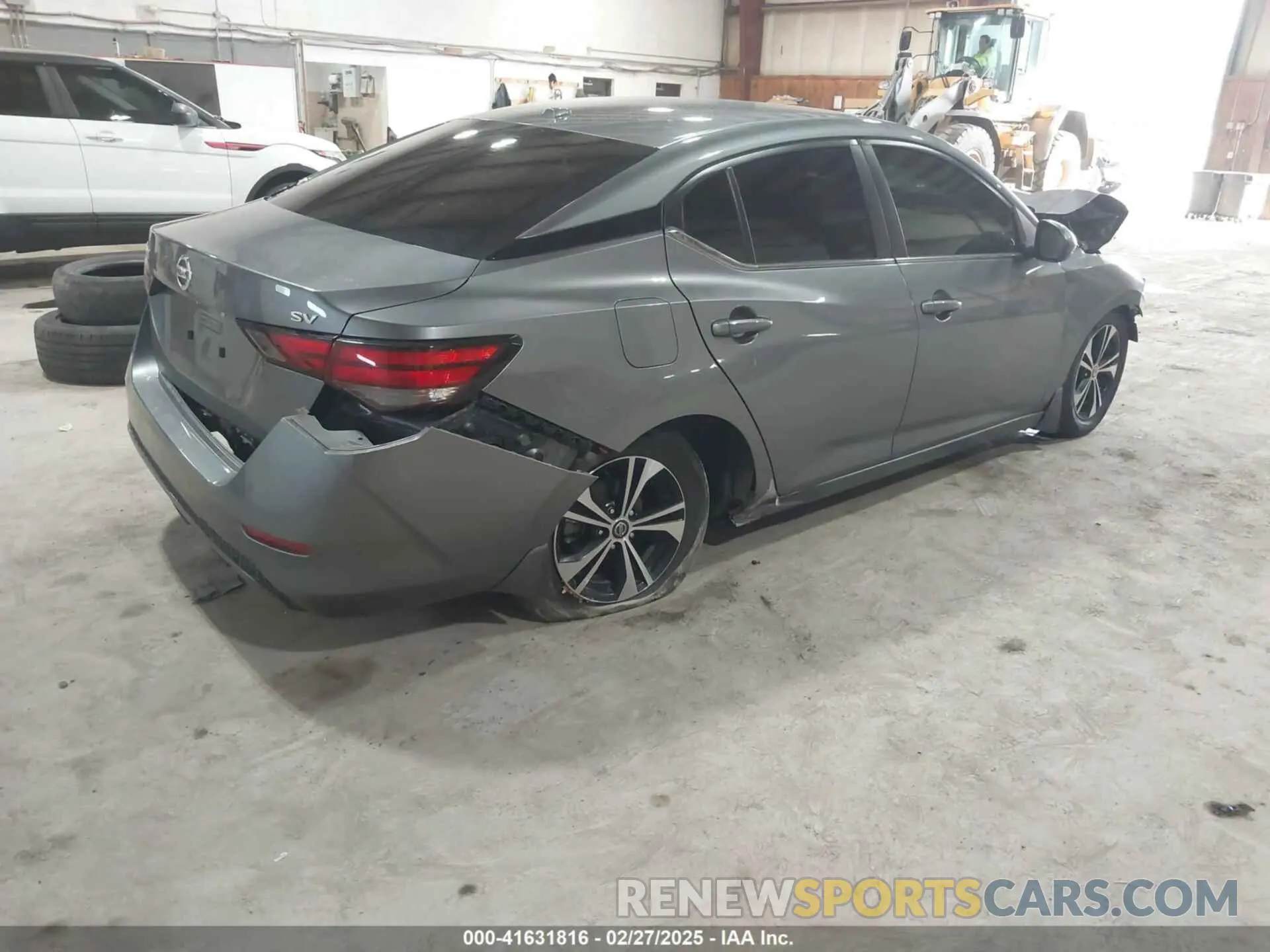 4 fotografías del automóvil dañado 3N1AB8CV4MY298202 NISSAN SENTRA 2021