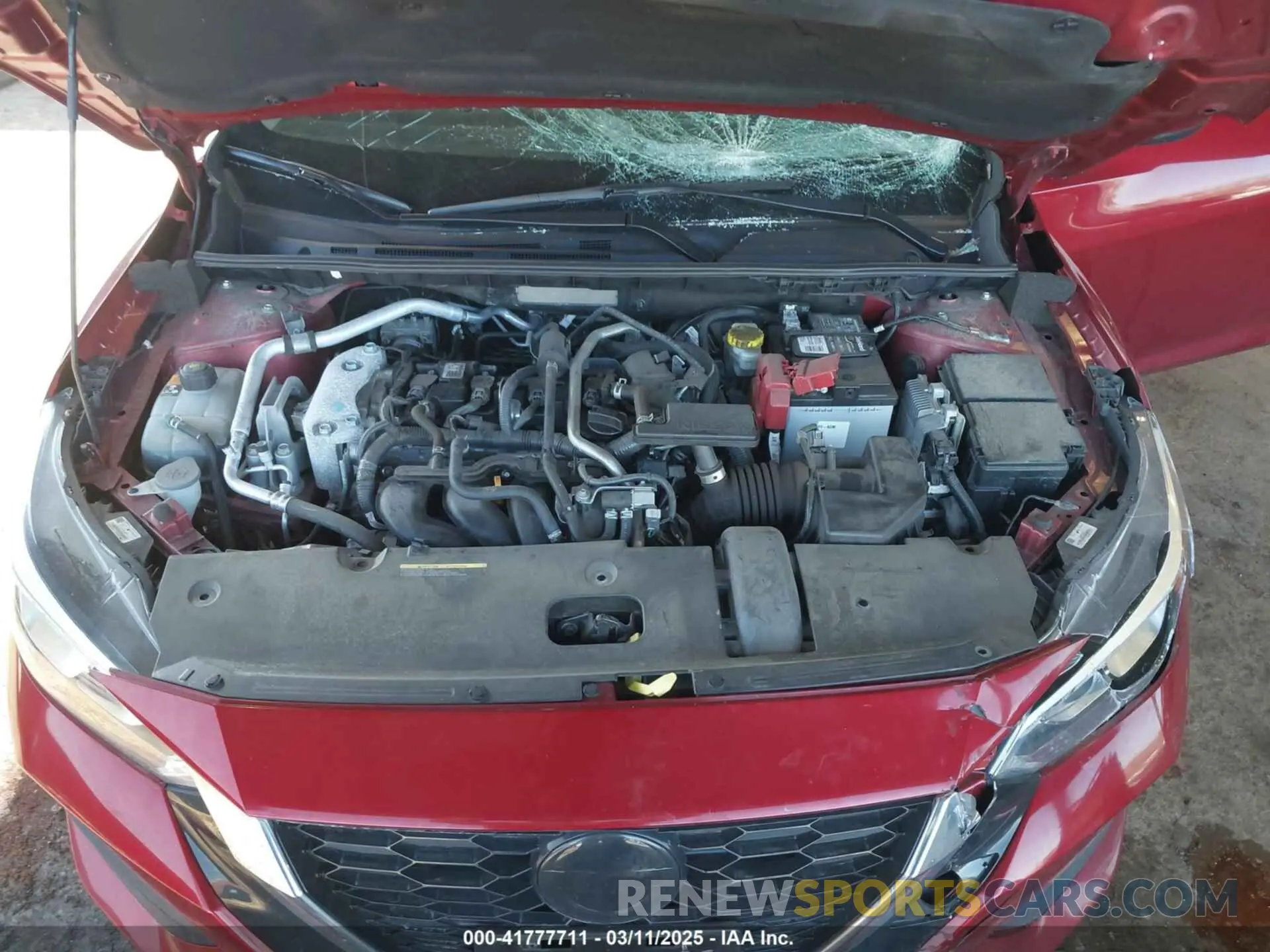 10 fotografías del automóvil dañado 3N1AB8CV4MY331845 NISSAN SENTRA 2021