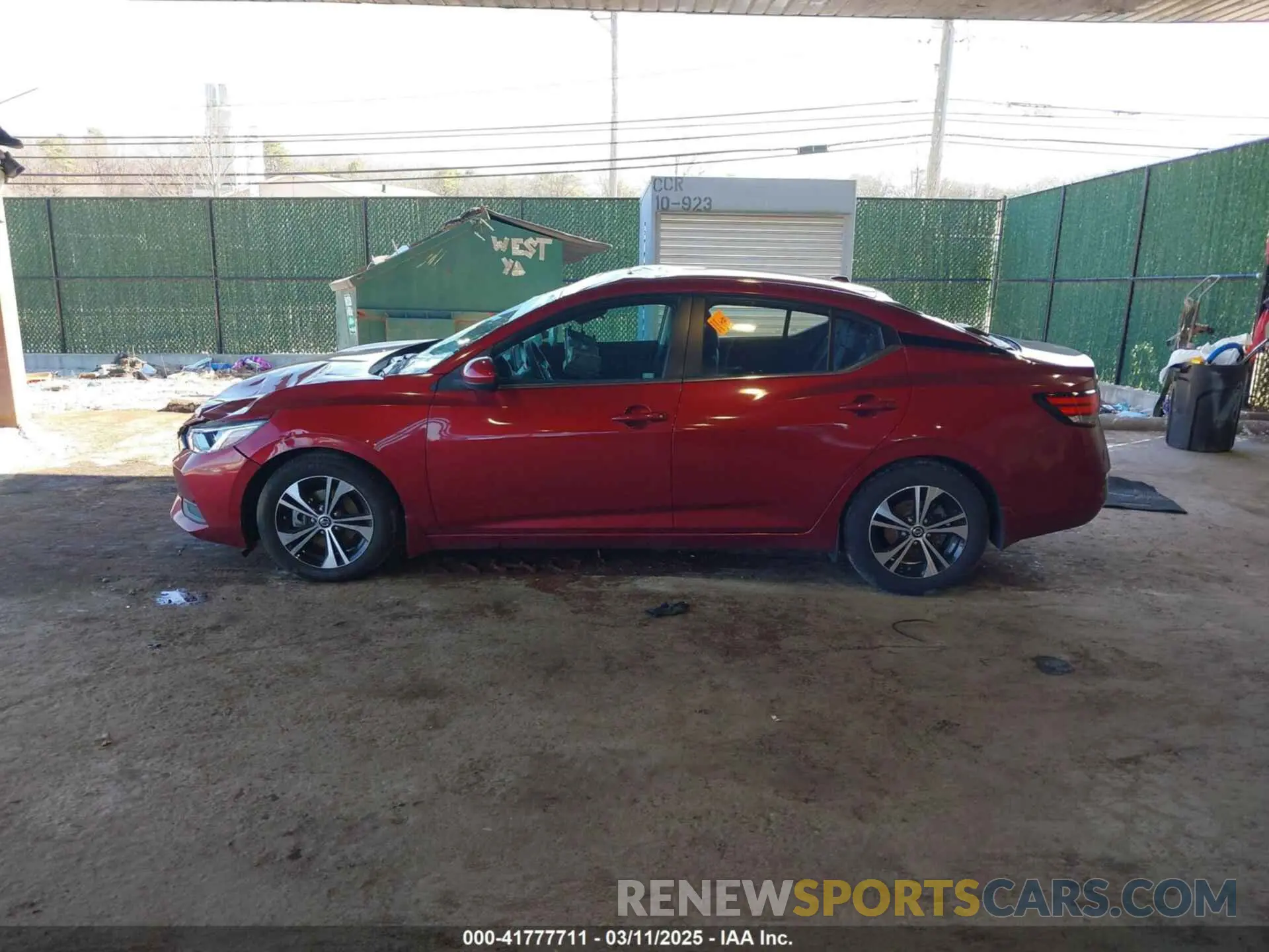 14 fotografías del automóvil dañado 3N1AB8CV4MY331845 NISSAN SENTRA 2021