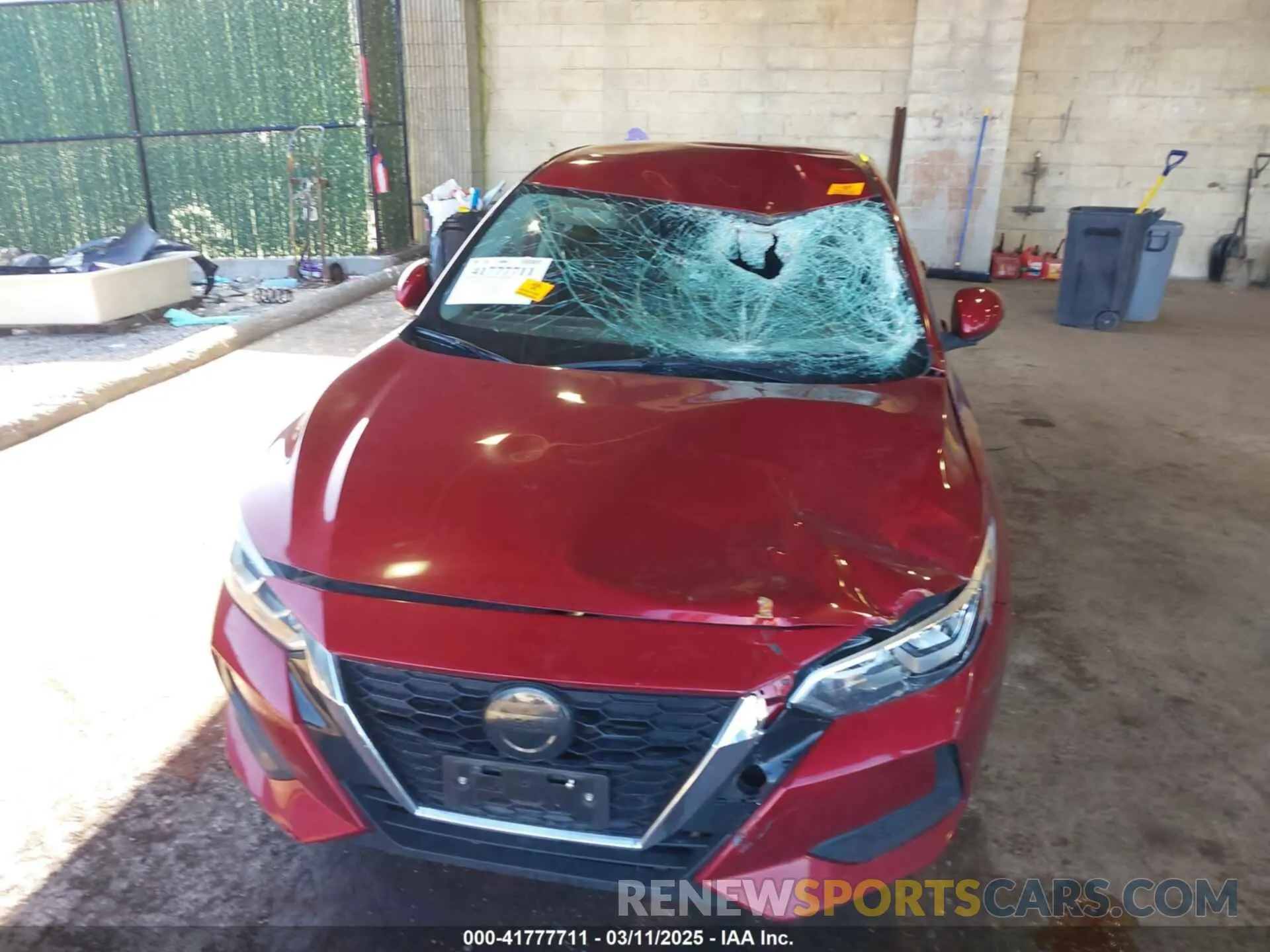 6 fotografías del automóvil dañado 3N1AB8CV4MY331845 NISSAN SENTRA 2021