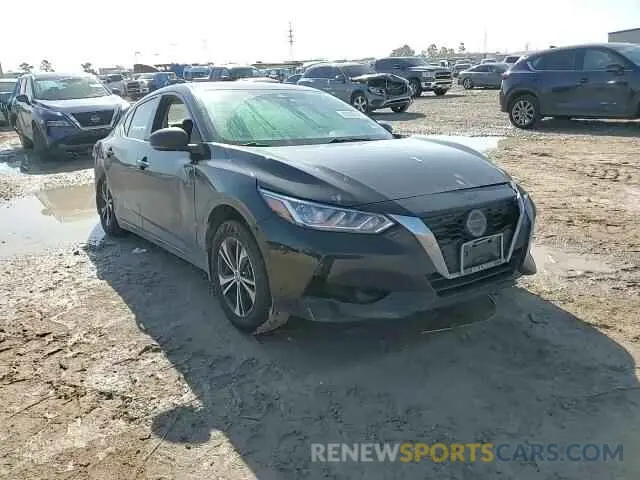 11 fotografías del automóvil dañado 3N1AB8CV5MY202965 NISSAN SENTRA 2021