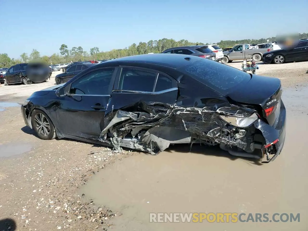 2 fotografías del automóvil dañado 3N1AB8CV5MY202965 NISSAN SENTRA 2021