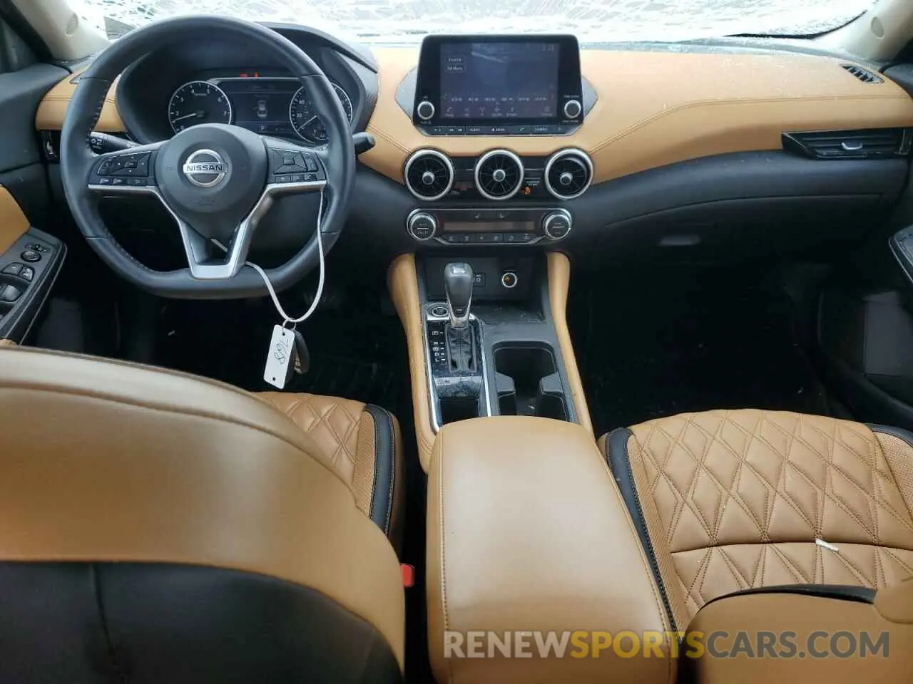 8 fotografías del automóvil dañado 3N1AB8CV5MY232189 NISSAN SENTRA 2021