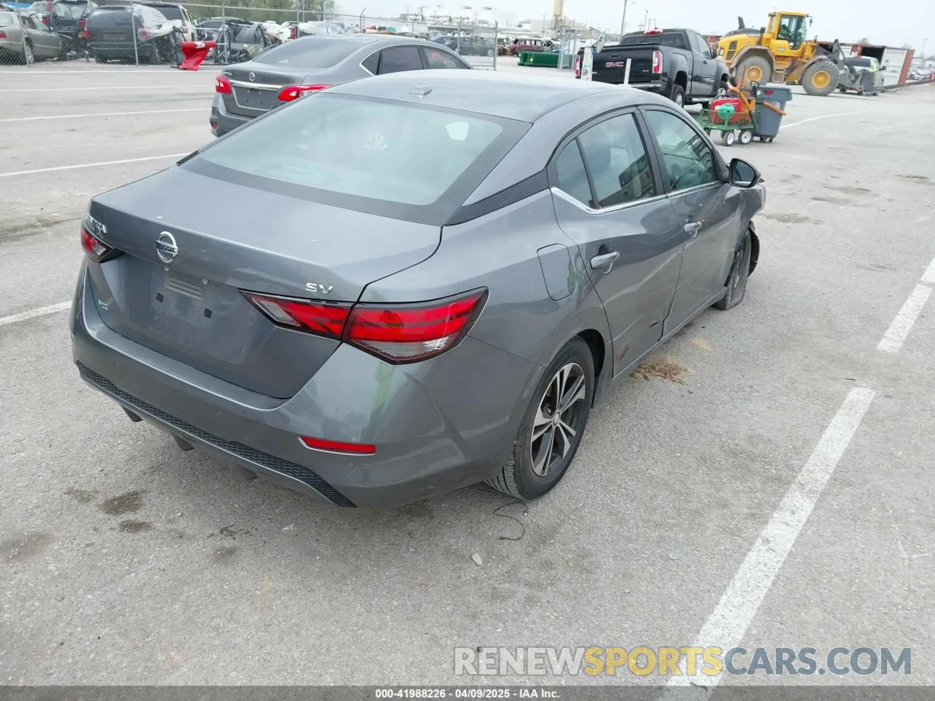 4 fotografías del automóvil dañado 3N1AB8CV5MY235691 NISSAN SENTRA 2021