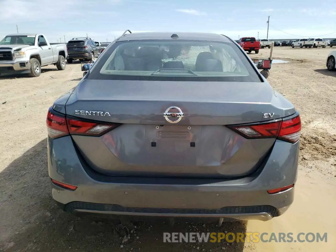 6 fotografías del automóvil dañado 3N1AB8CV5MY238347 NISSAN SENTRA 2021