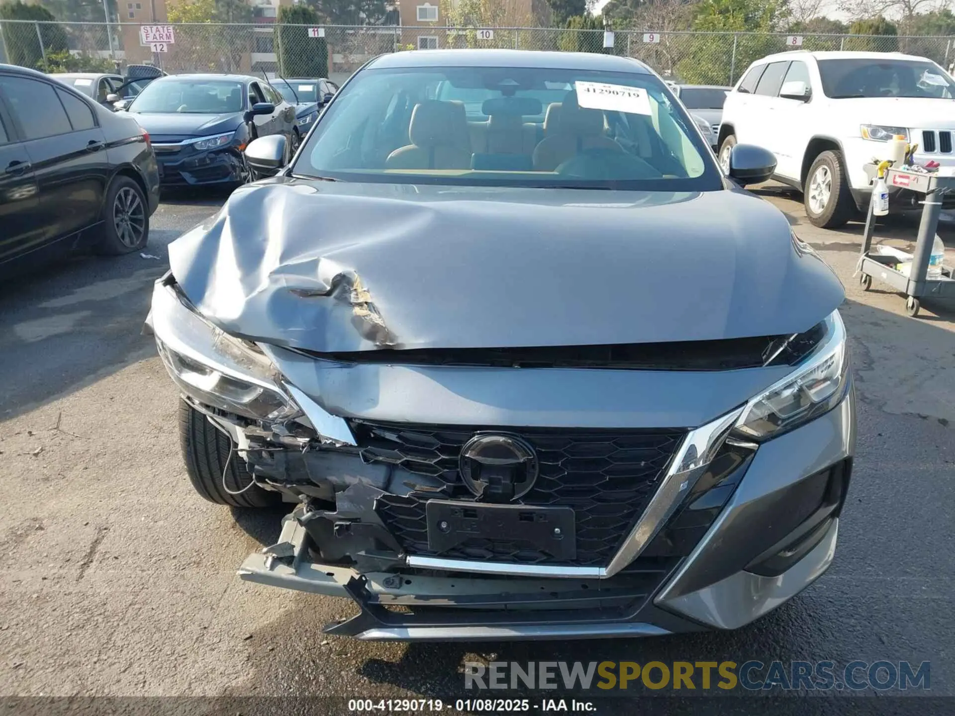 11 fotografías del automóvil dañado 3N1AB8CV5MY245346 NISSAN SENTRA 2021